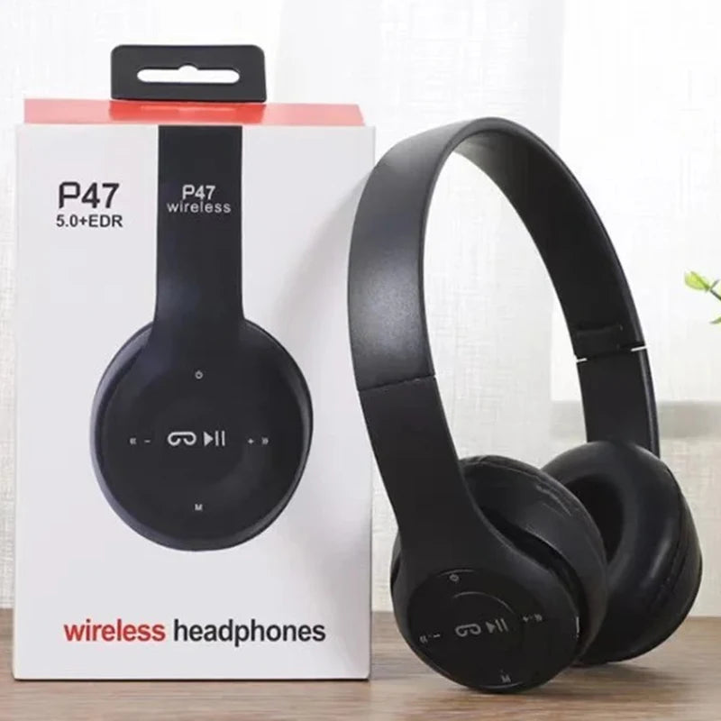 Auriculares Bluetooth P47 TWS com Microfone | Som Estéreo Sem Fios