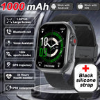 Smartwatch AMOLED 1.96" | Chamadas Bluetooth, GPS e Monitor de Saúde IP68