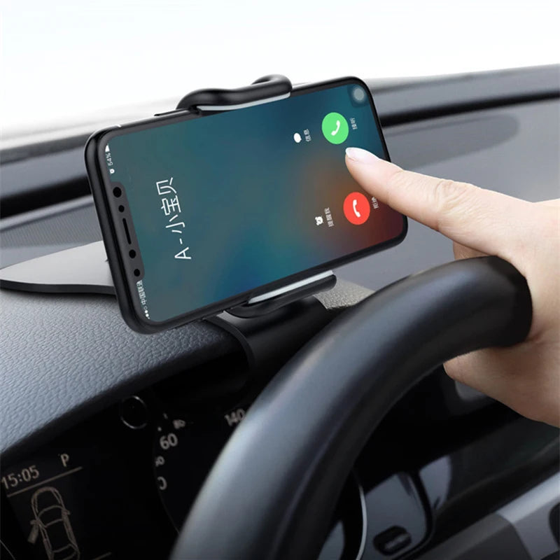 Suporte Universal para Telemóvel de Carro com Rotação 360° | Ajustável e Seguro