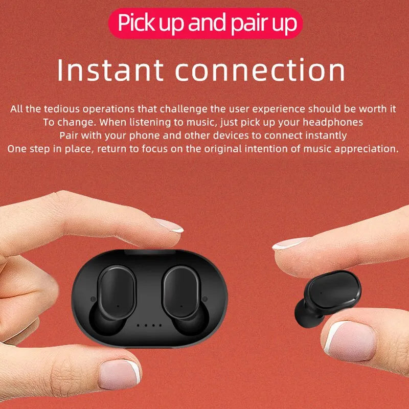 Auriculares Bluetooth A6S TWS | Fones Sem Fios com Microfone