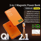 Power Bank Magnético Qi 2.1 5000/10000mAh | Compatível com MagSafe, Apple Watch e AirPods