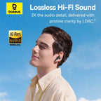 Baseus EP10 Pro ANC | Auriculares Bluetooth Hi-Res LDAC com ANC 50dB