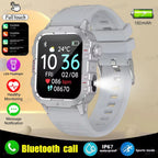 Smartwatch Militar 2025 | Chamadas Bluetooth, GPS e Monitor de Saúde