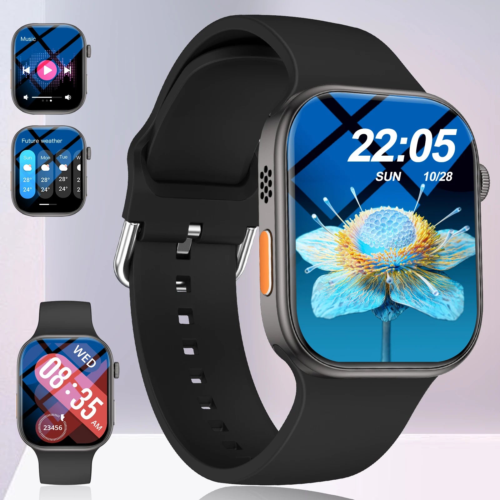 Smartwatch 2.02" HD | Relógio Inteligente com Chamadas Bluetooth