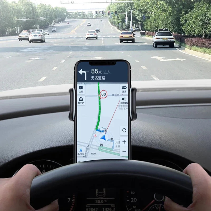 Suporte Universal para Telemóvel de Carro com Rotação 360° | Ajustável e Seguro