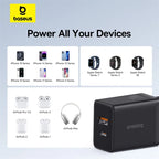 Carregador USB-C Baseus 20W PD | Carregamento Rápido para iPhone e Android